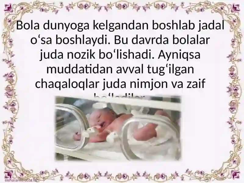 Muddatiga yetmay tug’ulgan chaqaloqlar 2