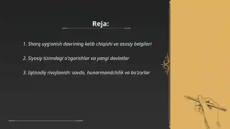 Sharq uygʻonish davri 2