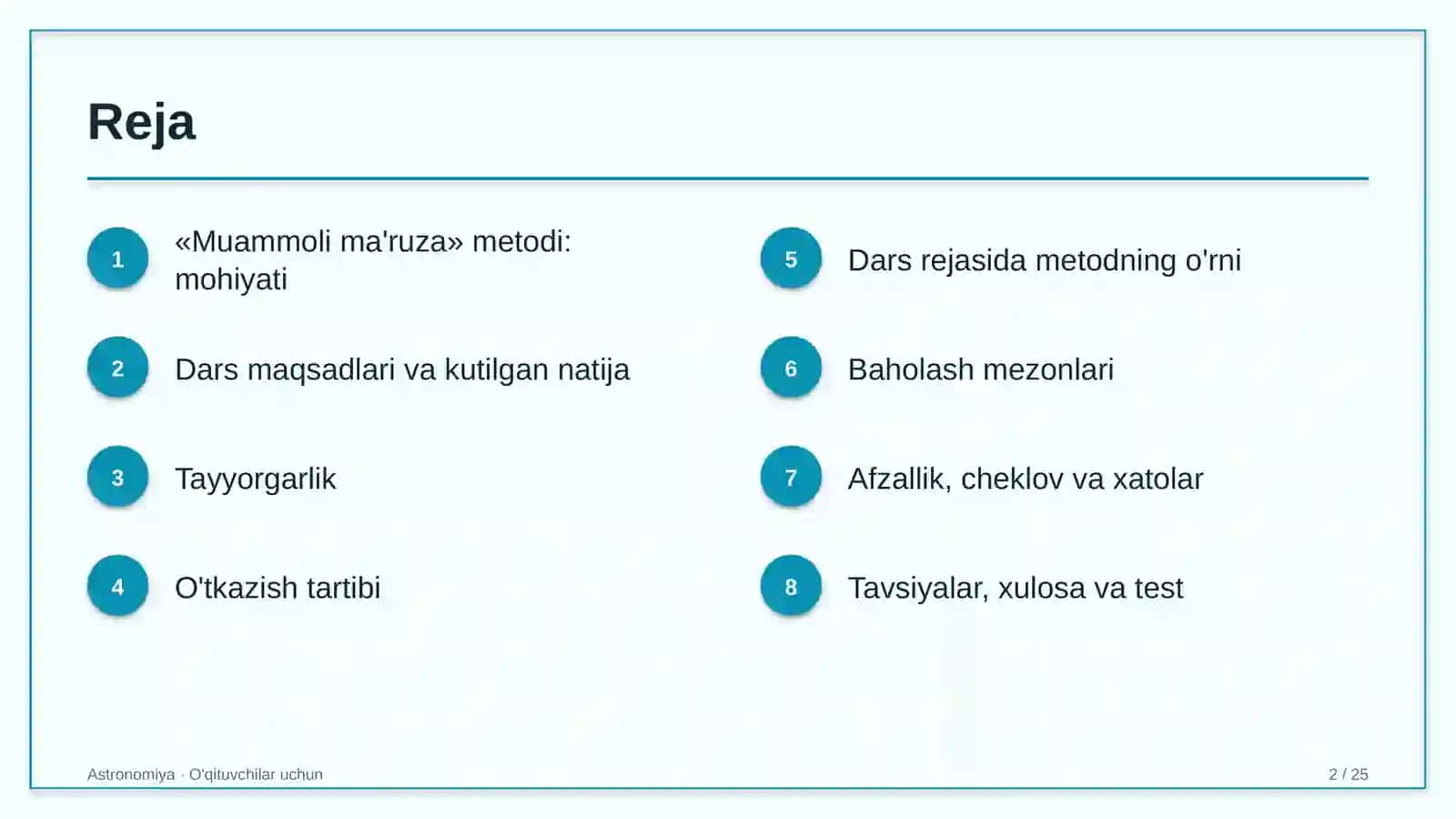 astronomiya darslarida muammoli ma'ruza metodidan foydalanish 8018 2