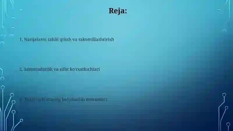 Tarbiyaviy ishlarni baholash mezonlari 2