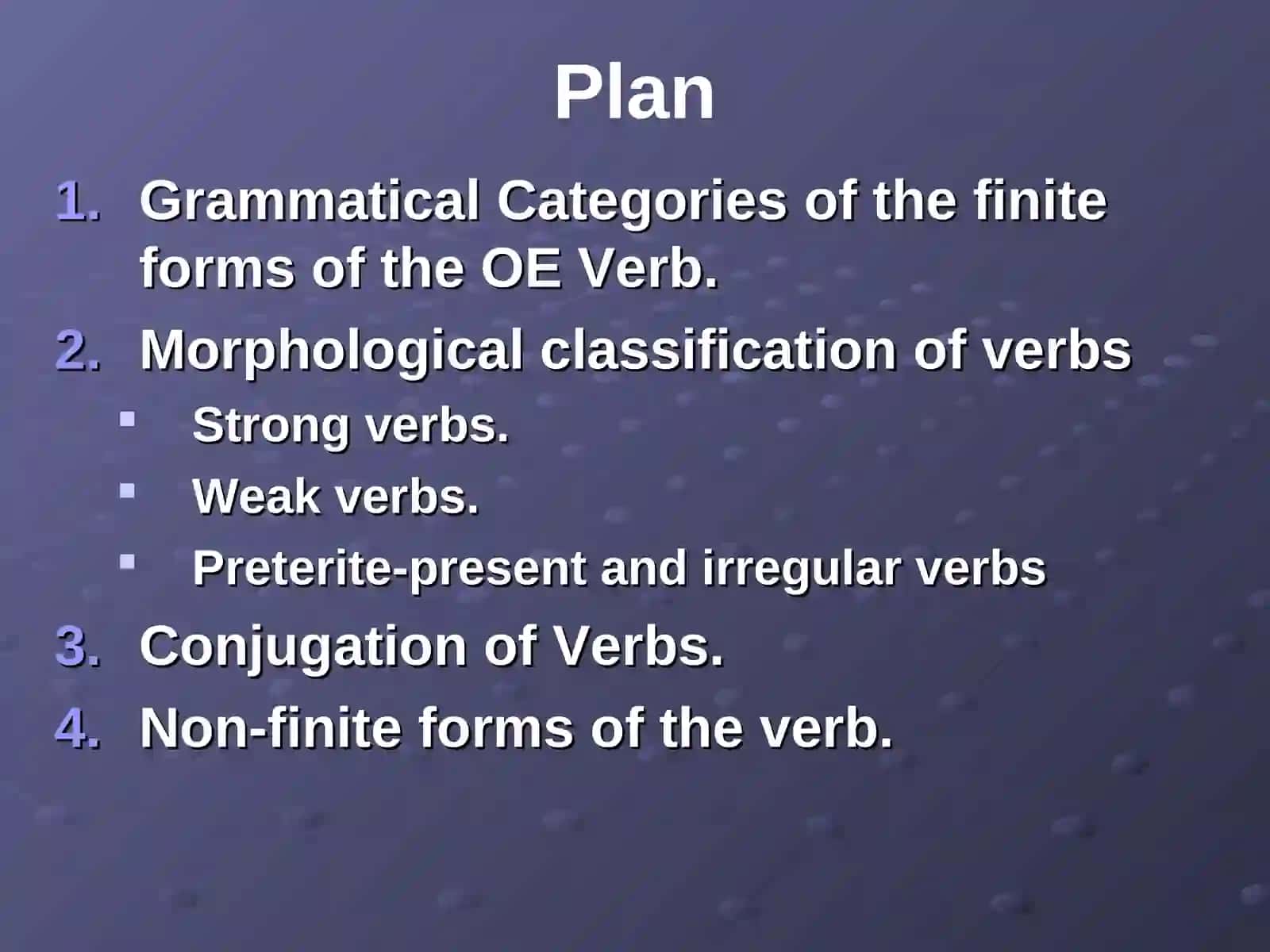 OLD ENGLISH GRAMMAR 2