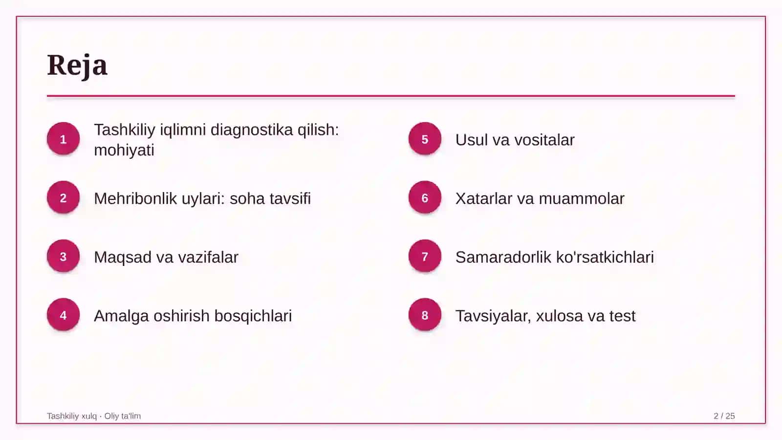 mehribonlik uylarida tashkiliy iqlimni diagnostika qilish 4150 2