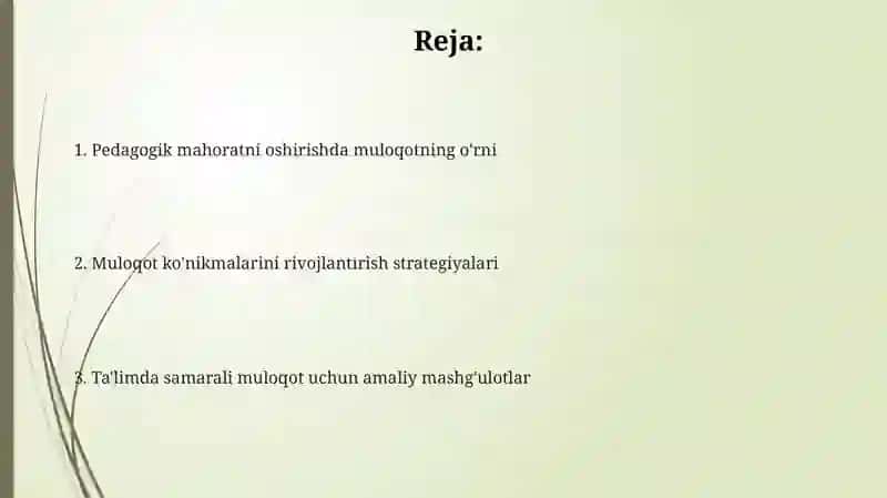 Yosh oqtuvchining pedagogik mahoratini takomillashtirishda muloqatning ahamiyati 2