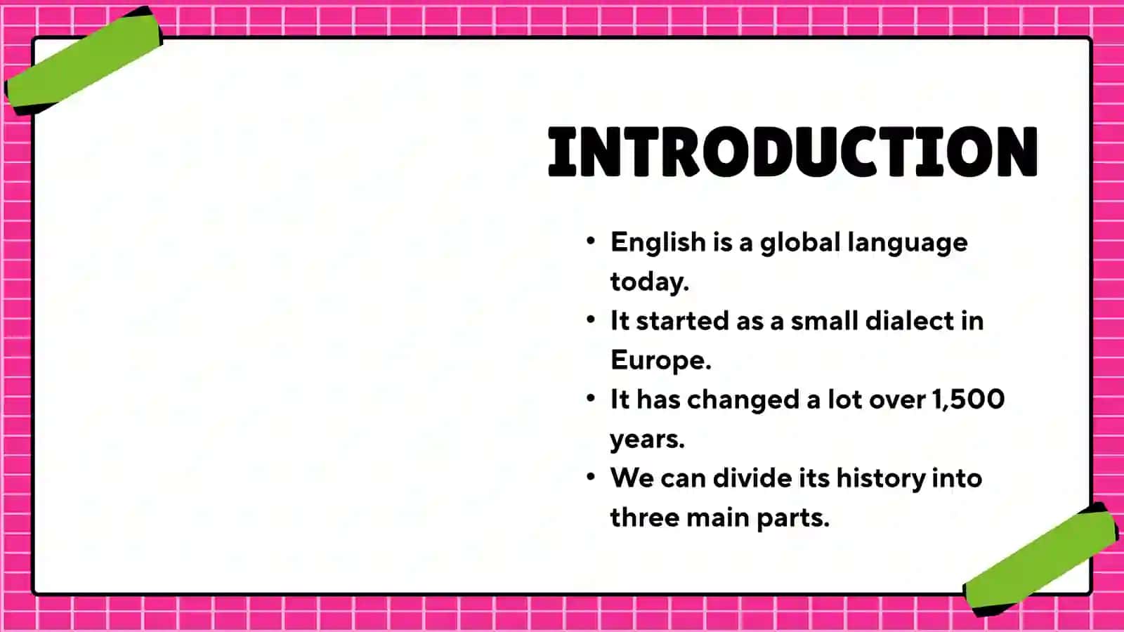 History of English 2