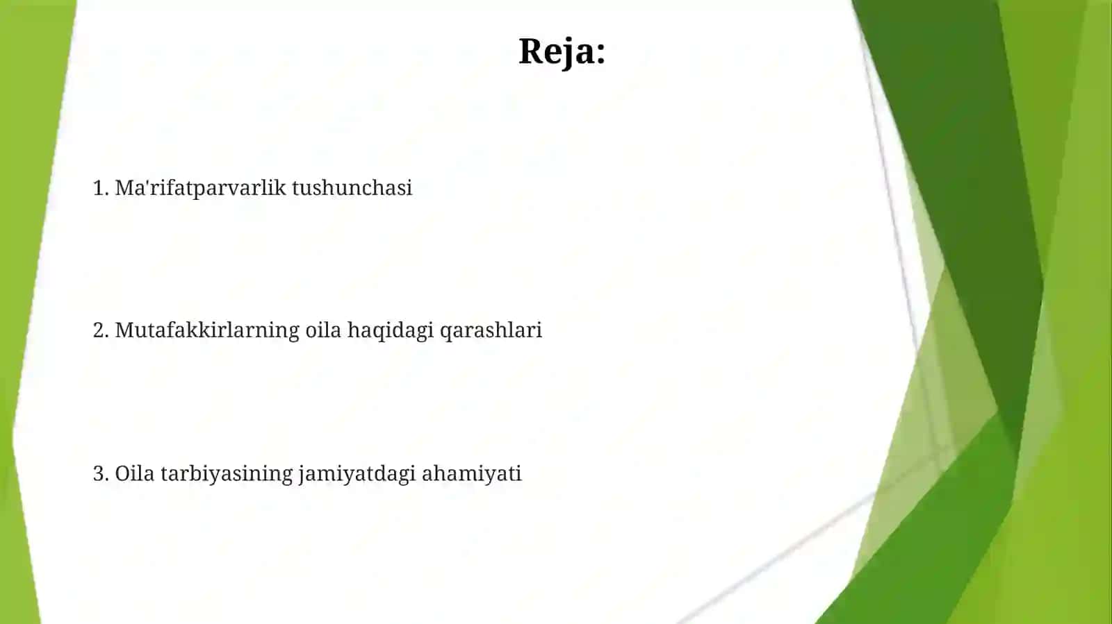 Ma'rifatparvarmutafakkirlarning oila tarbiyasiga oid fikrlari 2