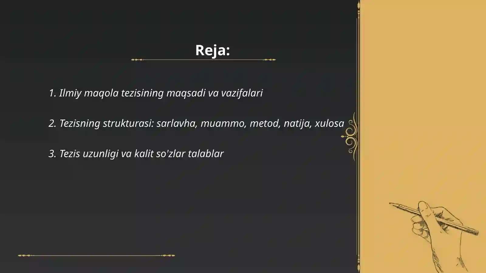 Ilmiy maqola tezis va taqriz yozish va ularni rasmiylashtirish 2