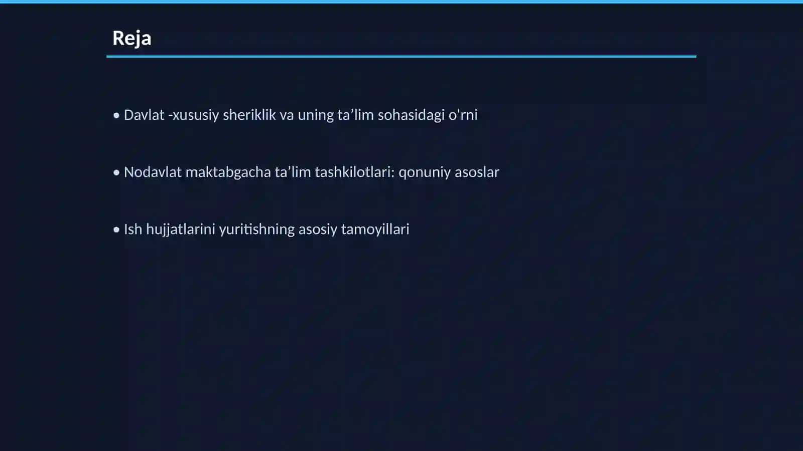Davlat -xususiy sheriklik asosidagi nodavlat maktabgacha ta’lim tashkiloti ish hujjatlarini yuritilish talablari 2