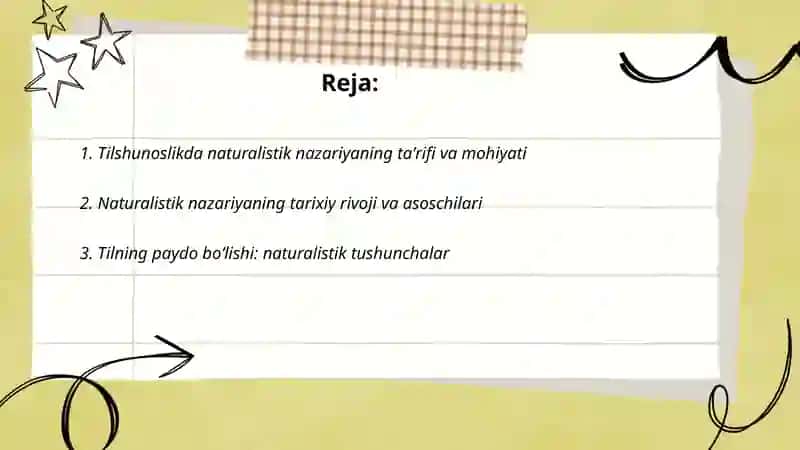 Tilshunoslikda naturalistik nazariya 2
