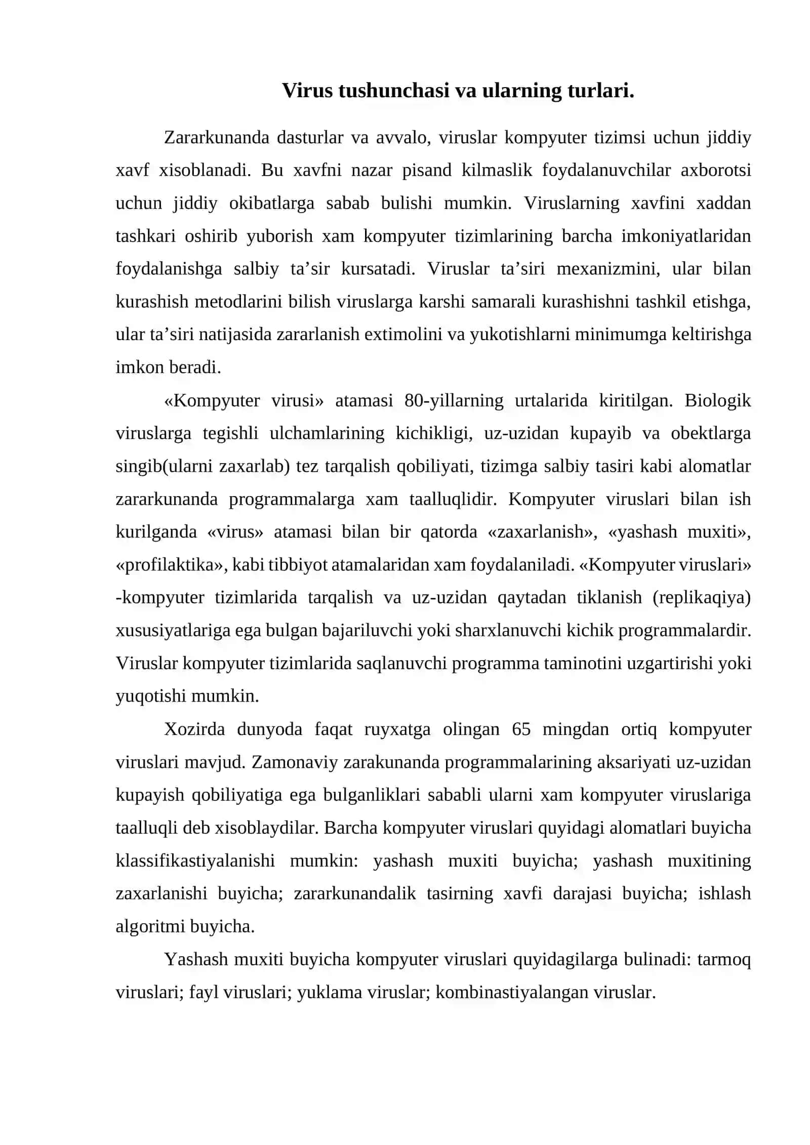 Viruslar haqida tushuncha 2