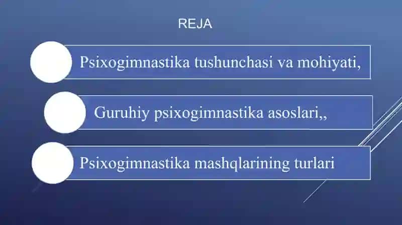 Guruxiy psixogimnastika mashqlari 2