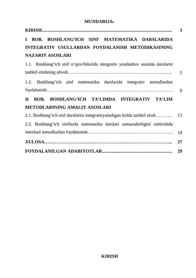 Matematikadan integrativ o‘qitish samaradorligini oshirish omili sifatida 2