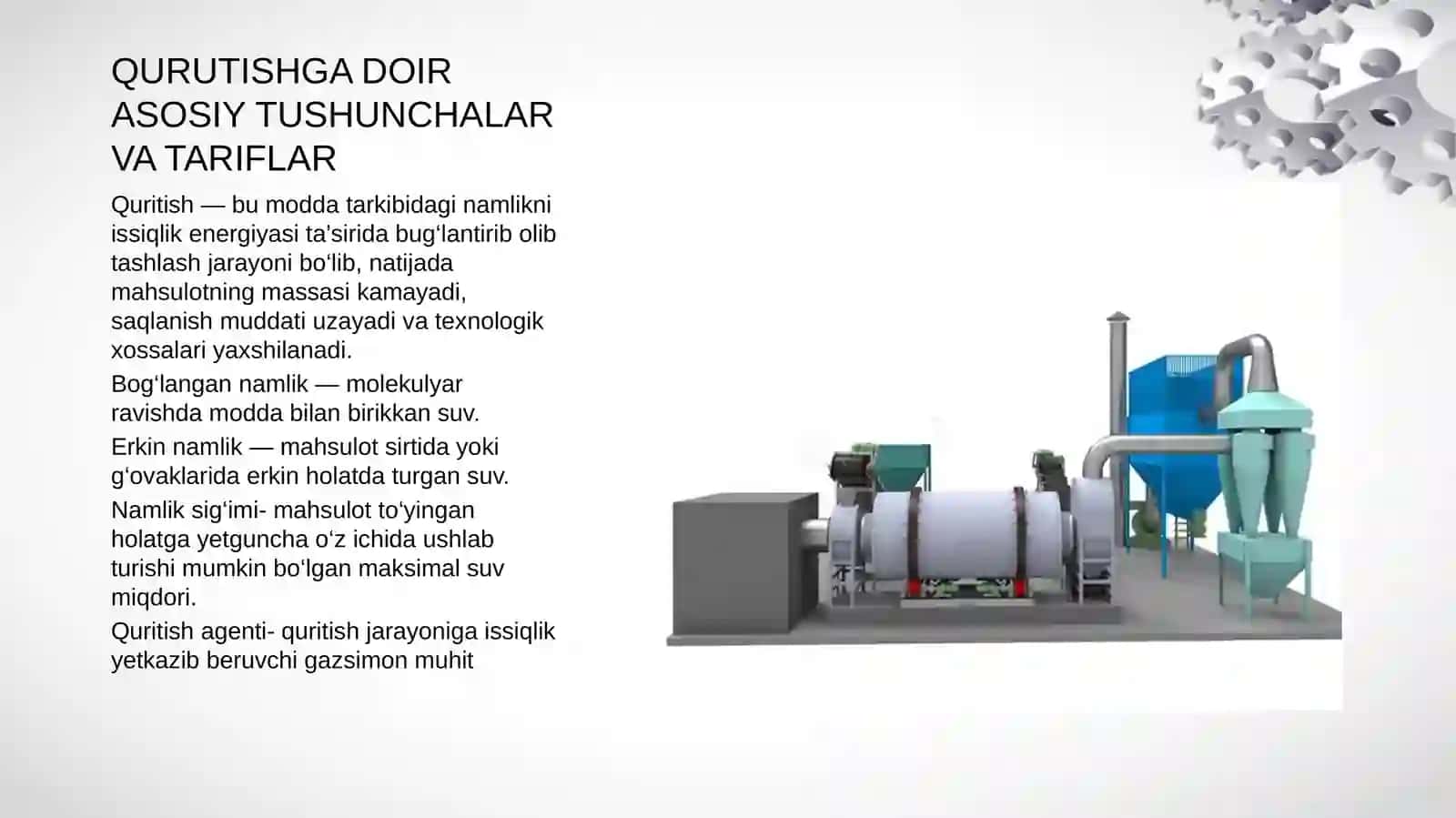 Quritgich apparatlarining klassifikatsiyasi va ishlash prinsipi 2