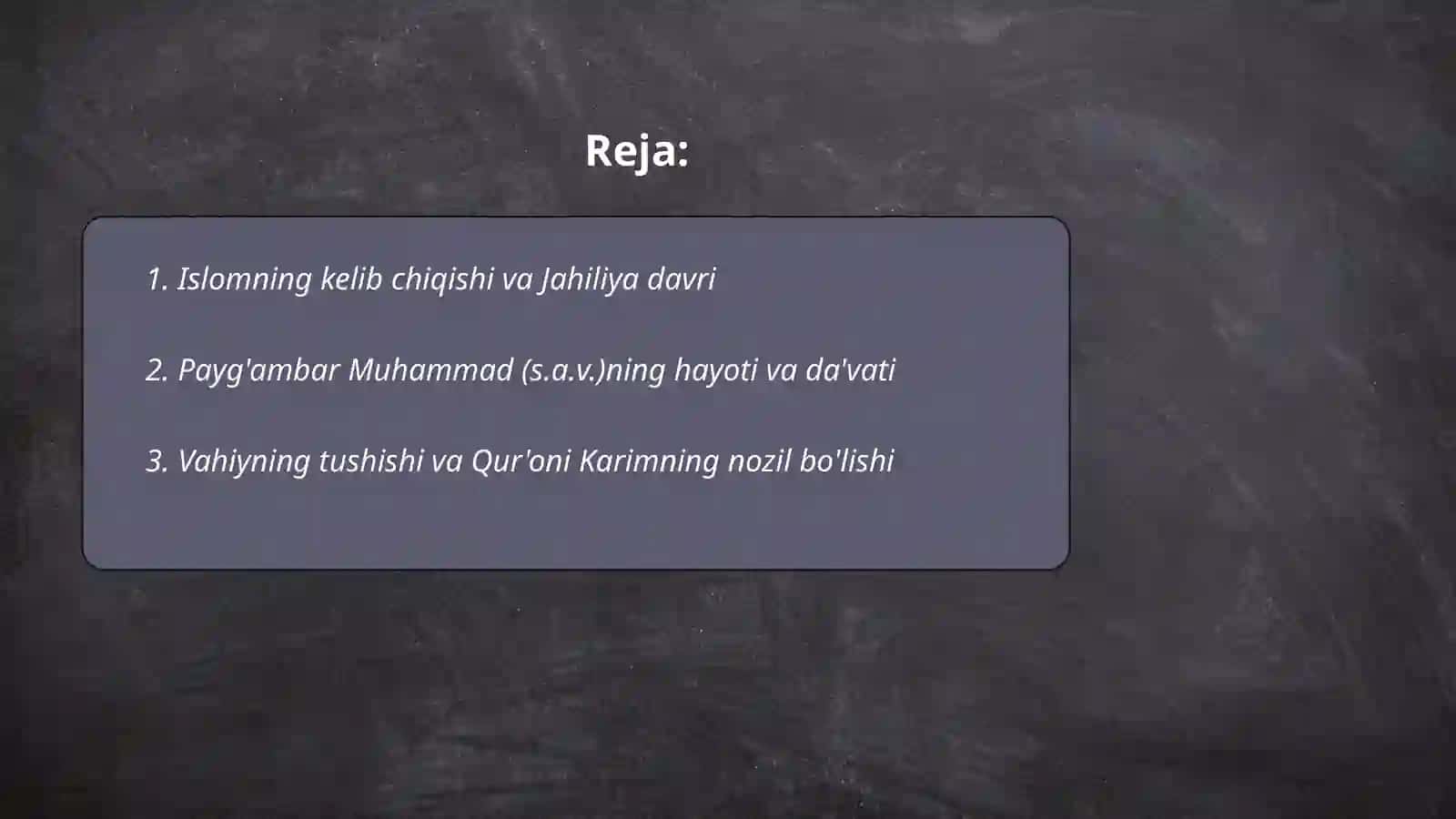 Islom dini tarixi va mohiyati 2