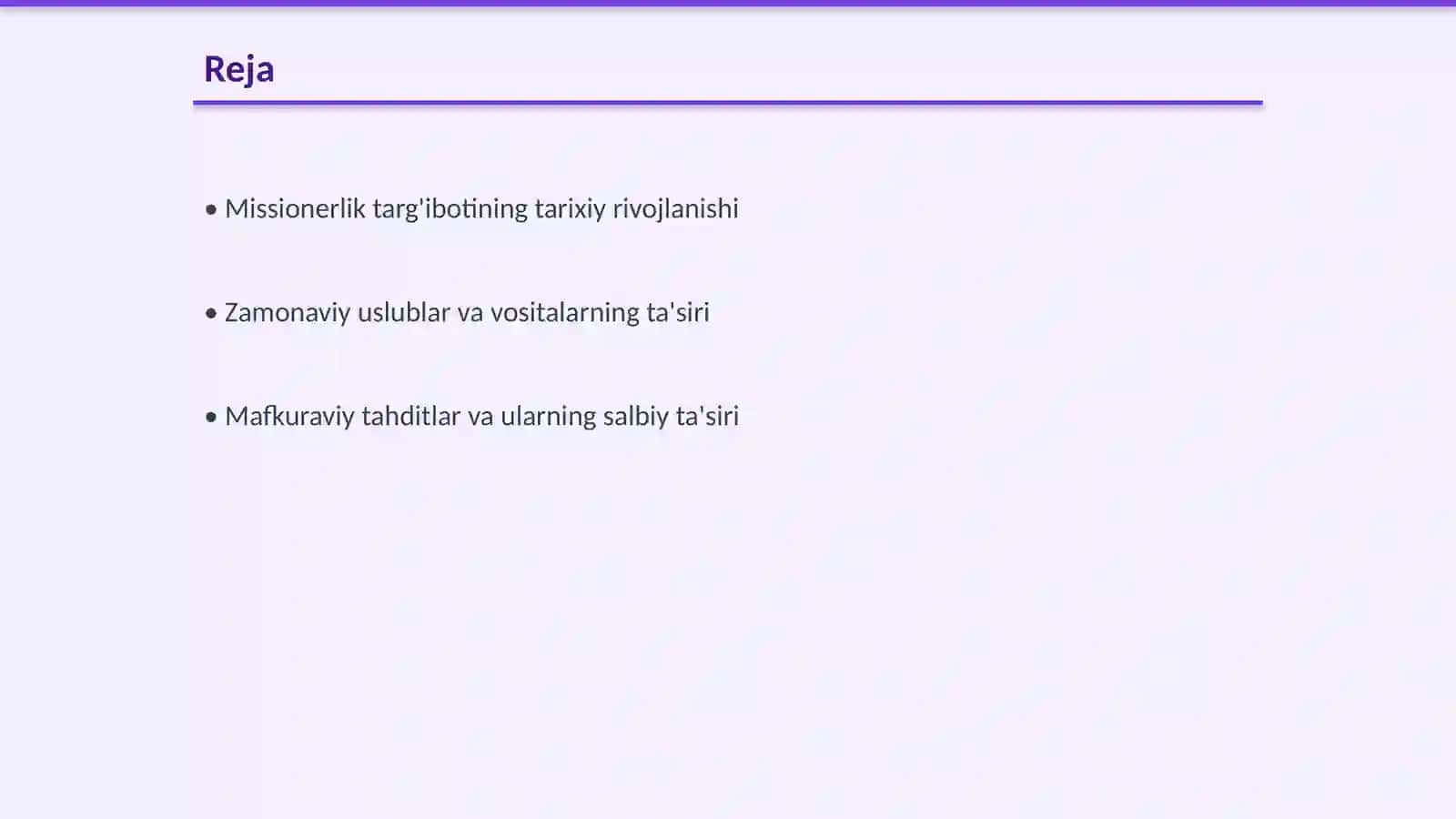 Missionerlik targ'ibotida uslub va vositalarning zamonaviylashuvi: kebir makonda mafkuraviy tahditlar 2