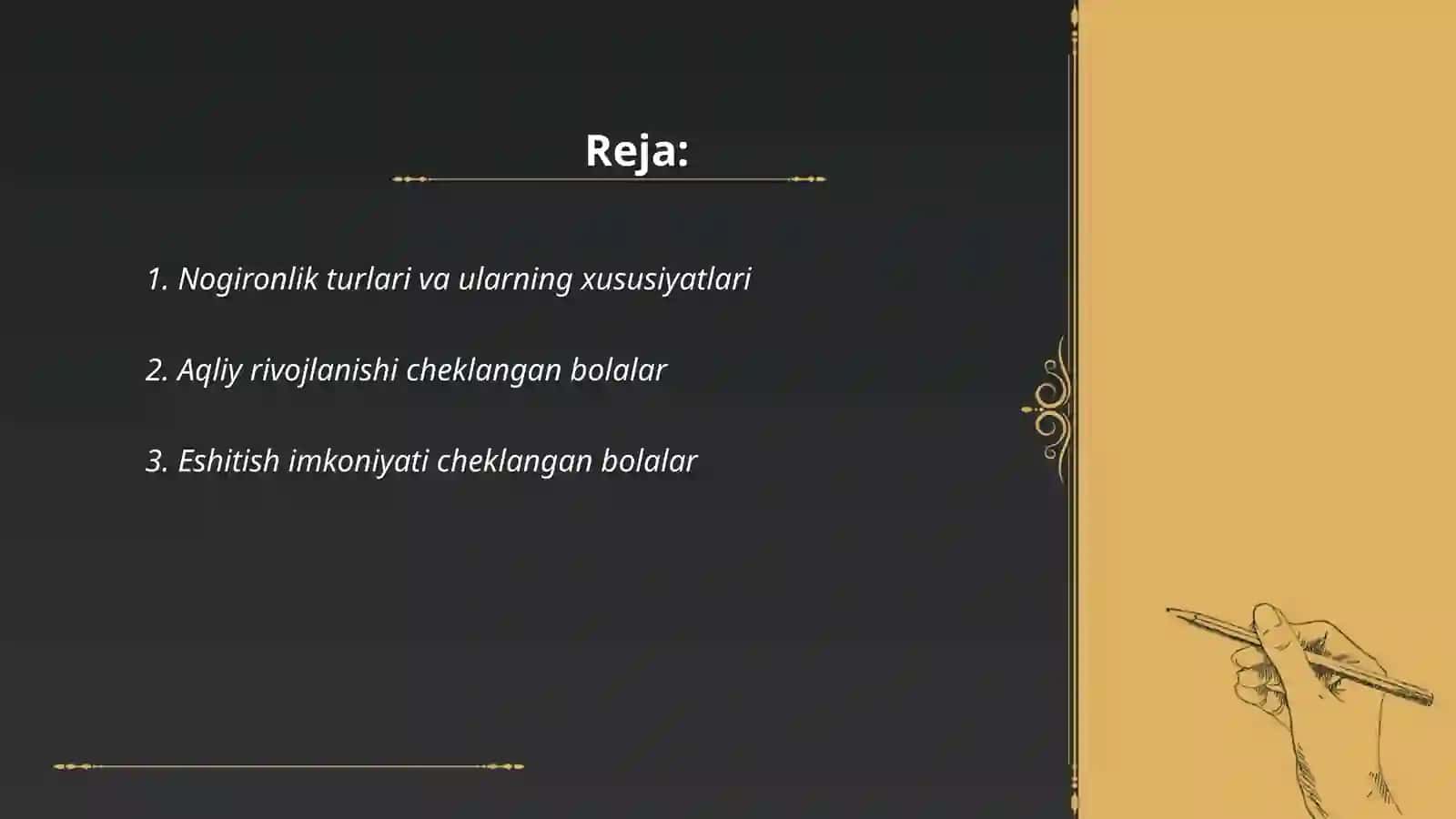 Nogironlik turlari va ularning xususiyatlari 2