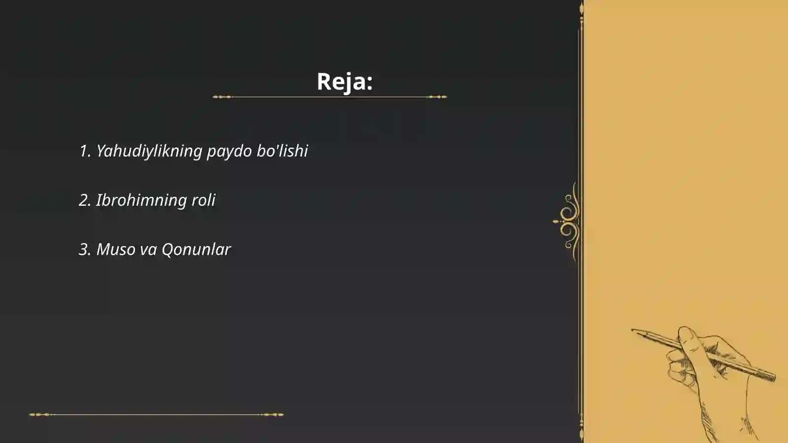 Yahudiylarning vujudga kelishi va talimoti 2