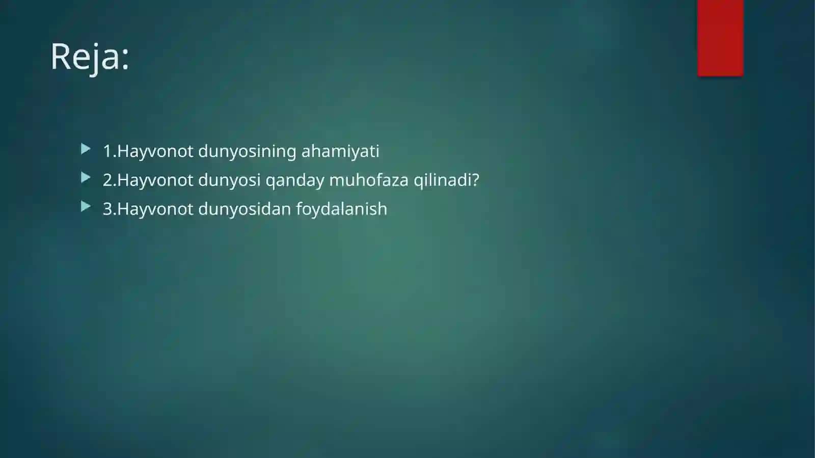 Hayvonot dunyosini muhofaza qilish va foydalanishning huquqiy tartibi 2