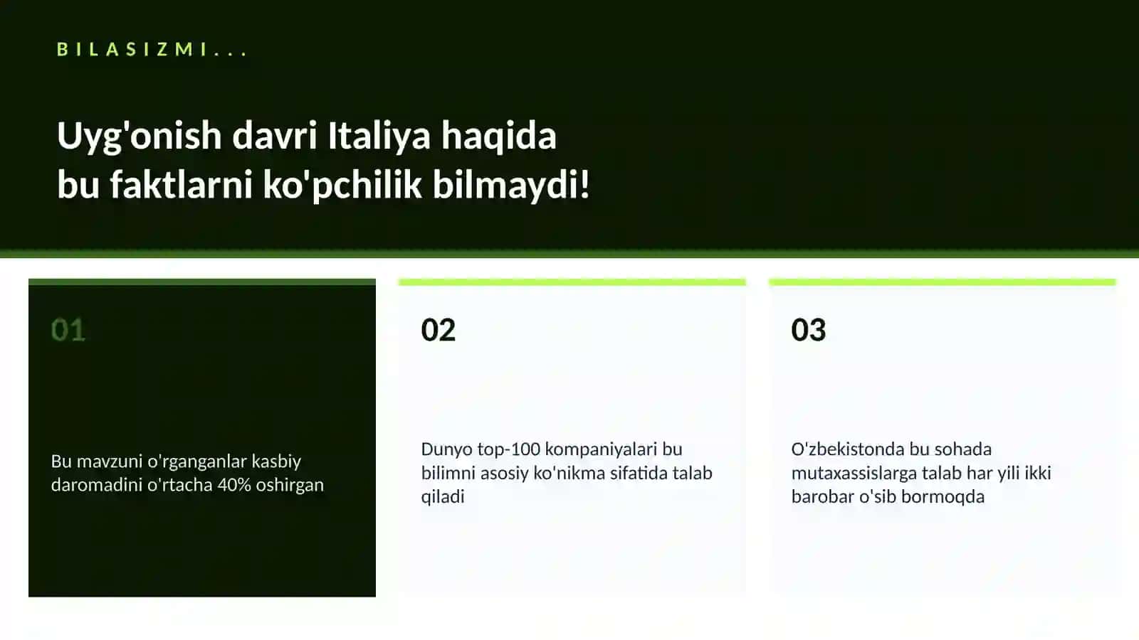 Uyg'onish davri Italiya 2