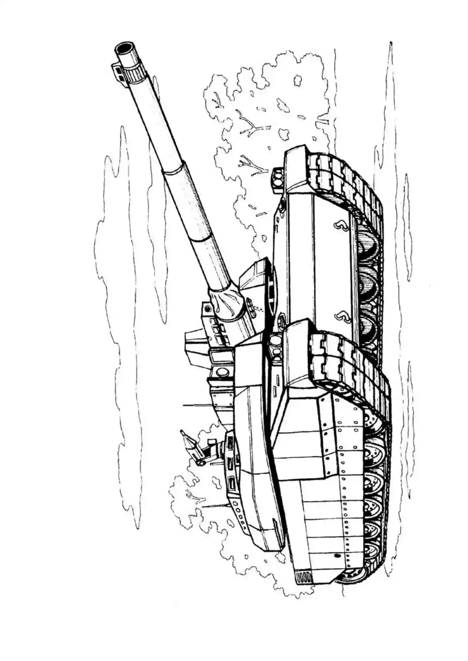 Bolalar uchun Tank "Raskraski" 1-to'plam 2