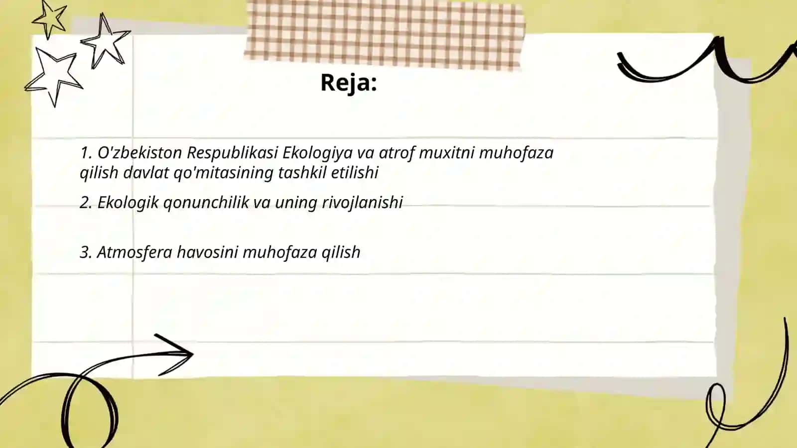 O'zbekiston Respublikasi Ekologiya va atrof Muxitni Muhofaza Qilish Davlat Qo'mitasi 2