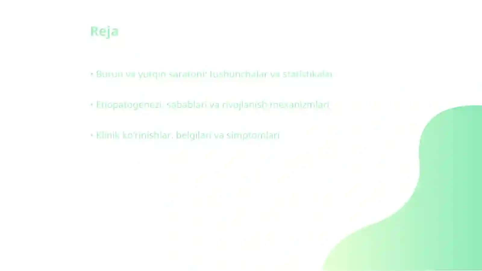 Burun va yutqin saratoni 2