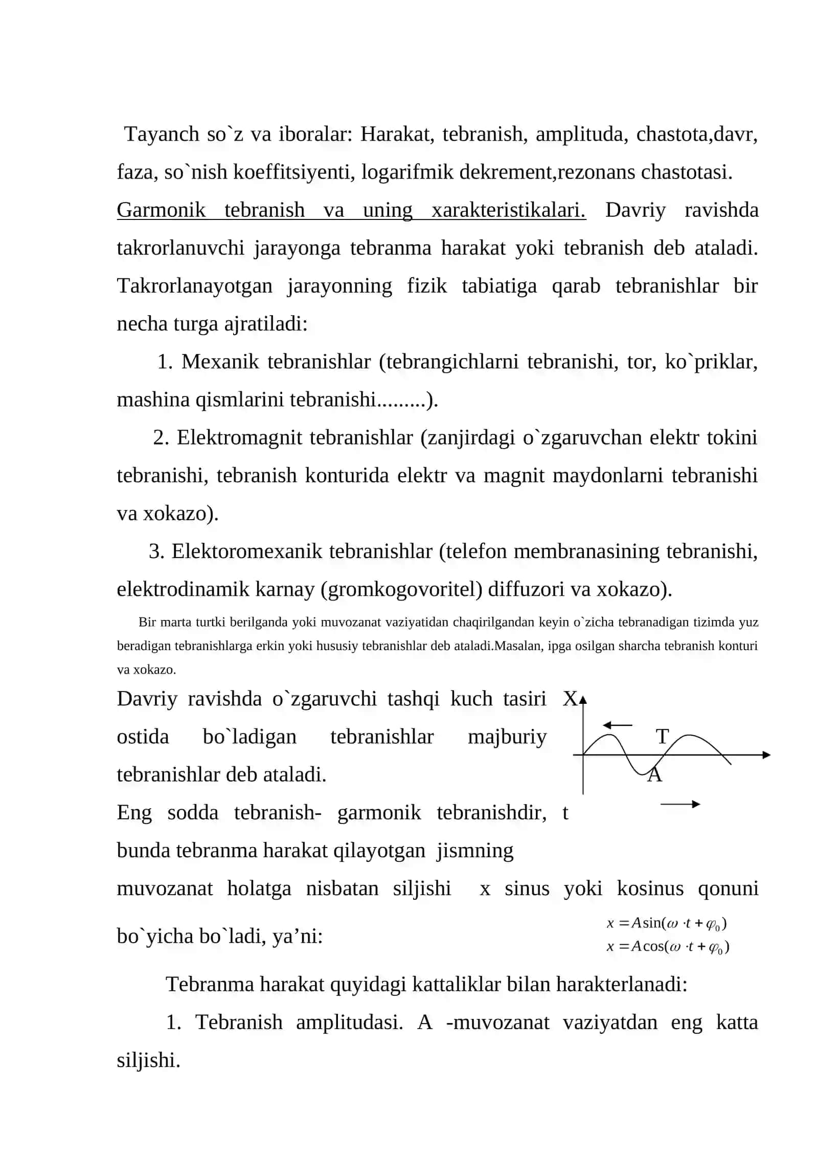 Meхanik тebranishlar 2