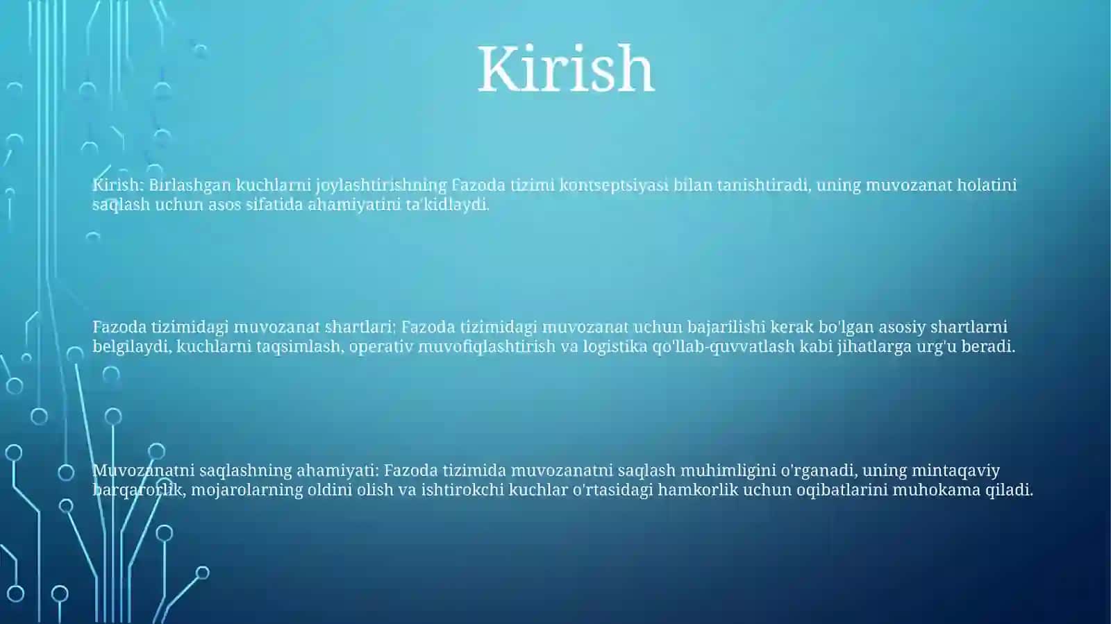 Fazoda Ixtiyoriy Joylashgan Kuchlar Sistemasining Muvozanat Shartlari 2