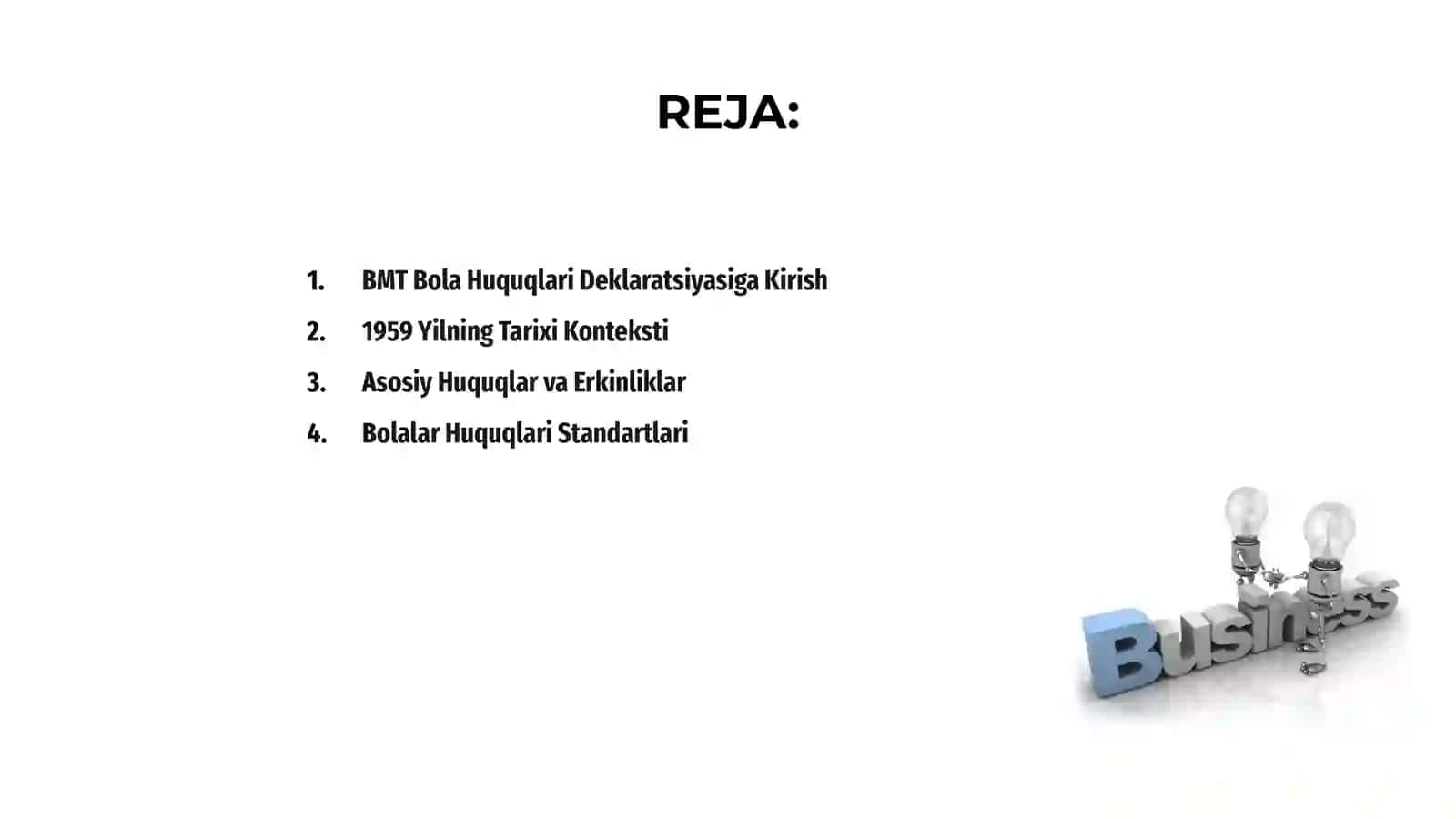 BMT Bola Huquqlari Deklarasiyasi - 1959 yil 2