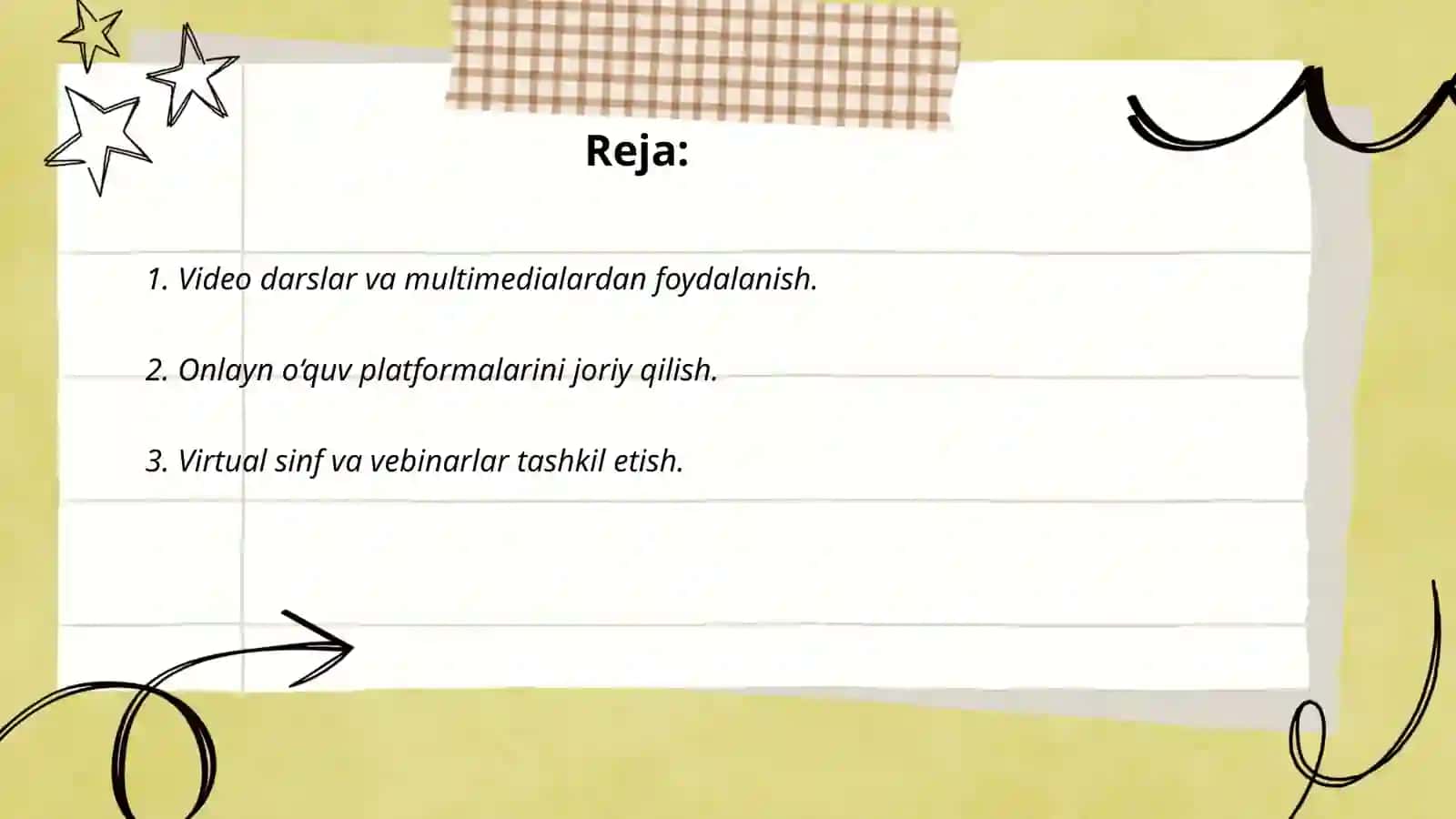 Video darslar va multimedialardan foydalanish 2