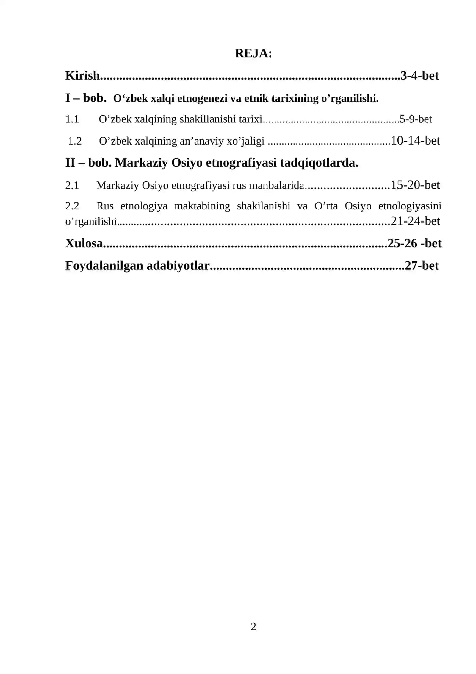 SOVETLAR DAVRIDA O‘ZBEKISTONDA ETNOGRAFIYAGA OID TADQIQOTLAR 2