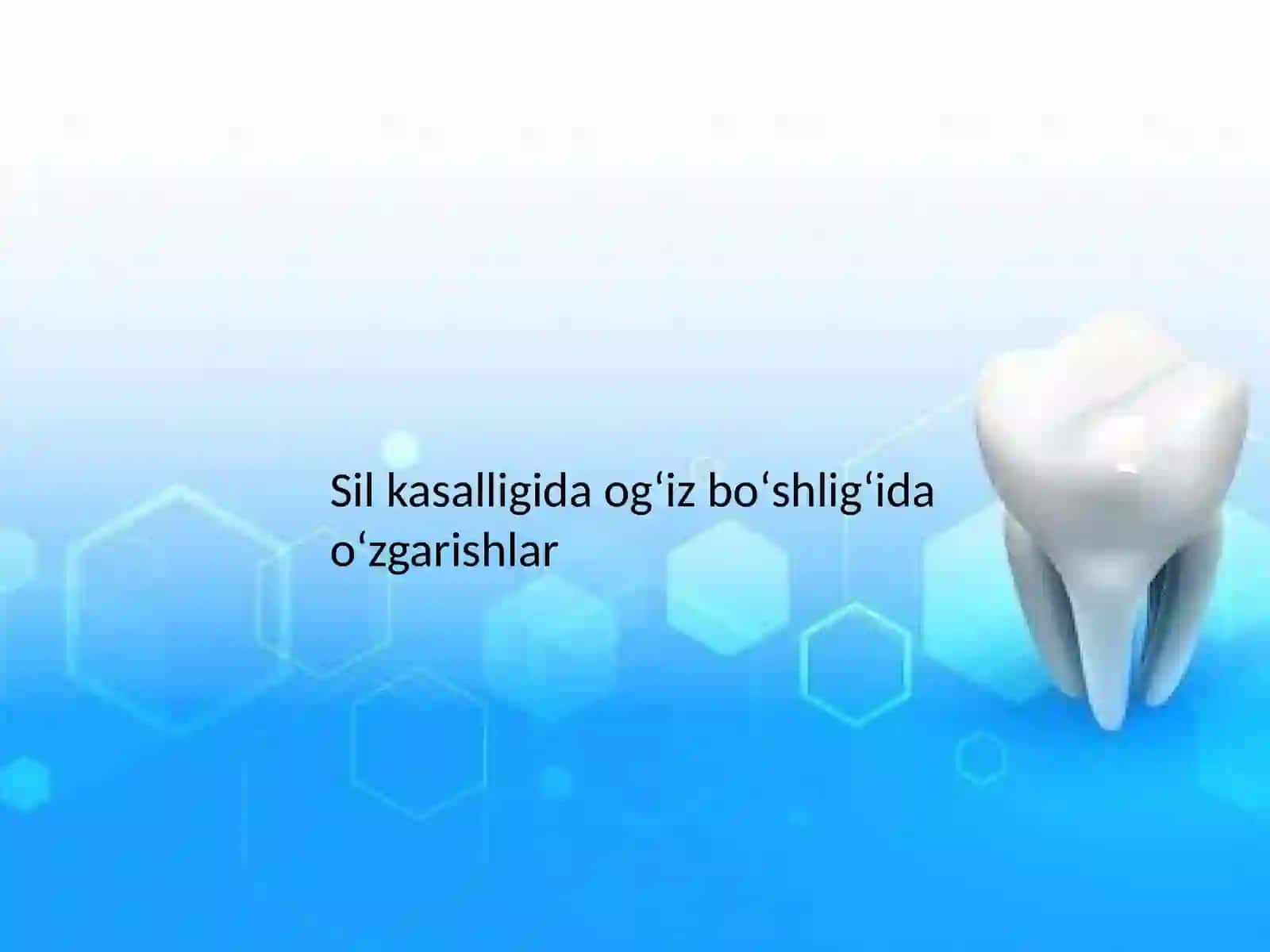 Sil kasalligida ogʻiz boʻshligʻida oʻzgarishlar 2