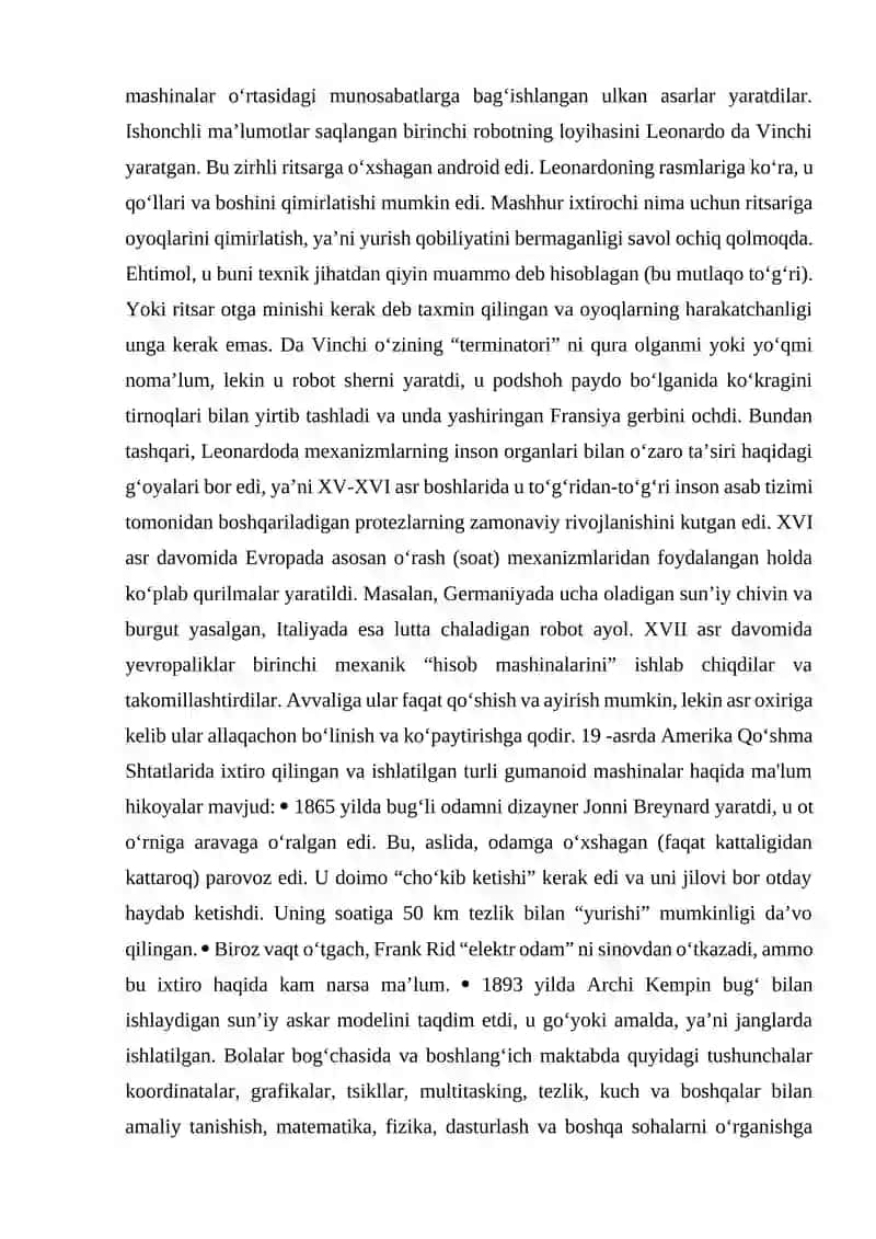 Robototexnika-STEAM Ta'lim Moduli 2