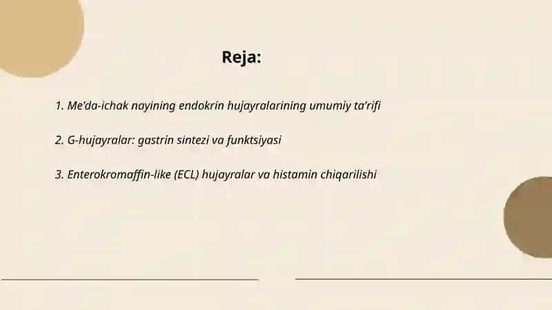 Me'da ichak nayining endokrin hujayralari 2