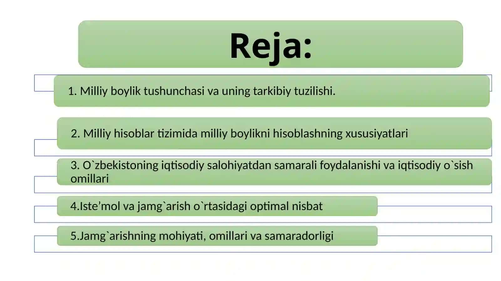 Milliy boylik tushunchasi va uning tarkibiy qismlari 2