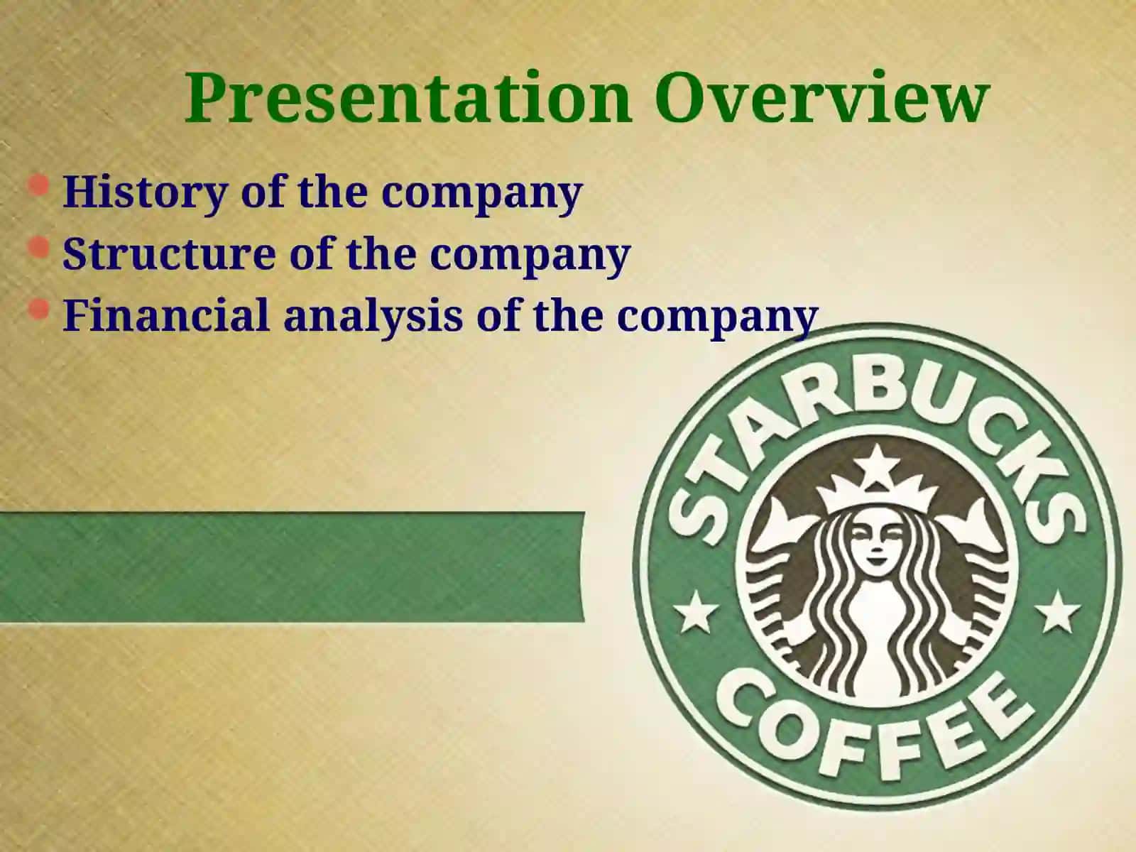 Starbucks Coffee Company 2