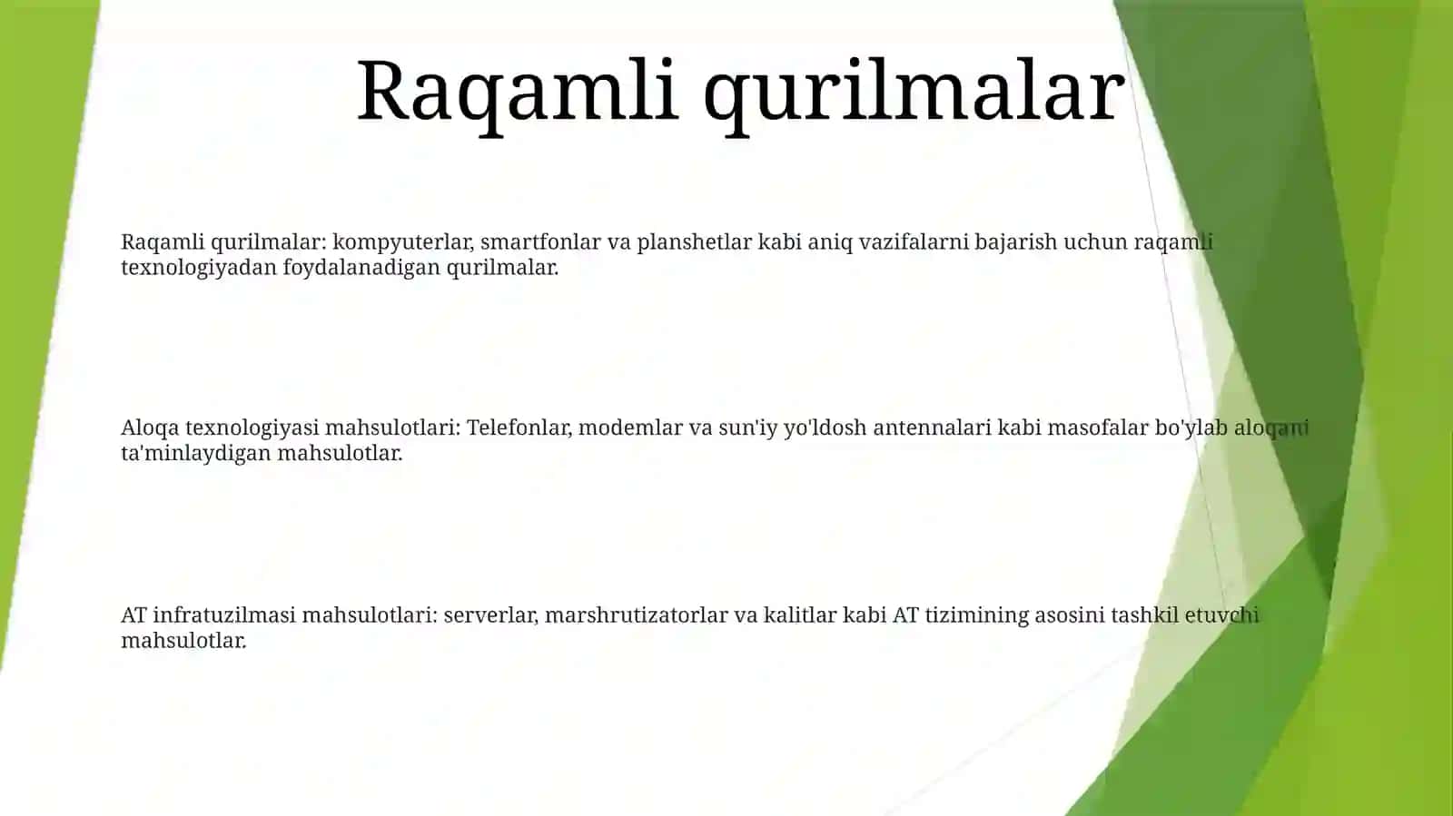 Raqamli qurilmalar 2
