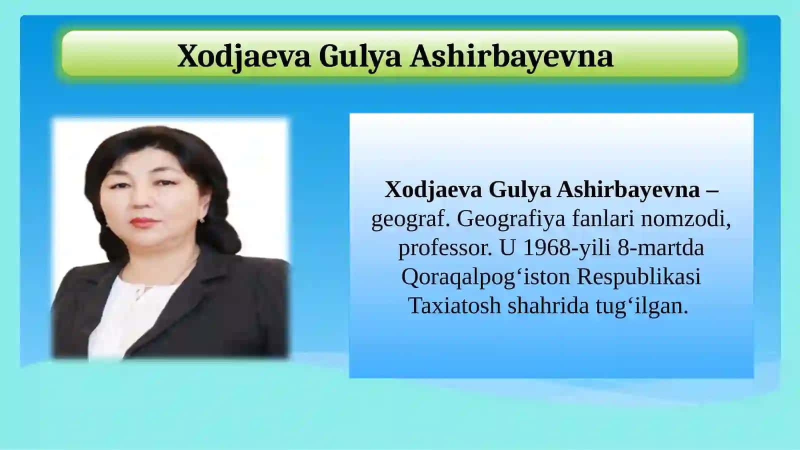 Madaniy geografiya fanidan mustaqil ishi 2