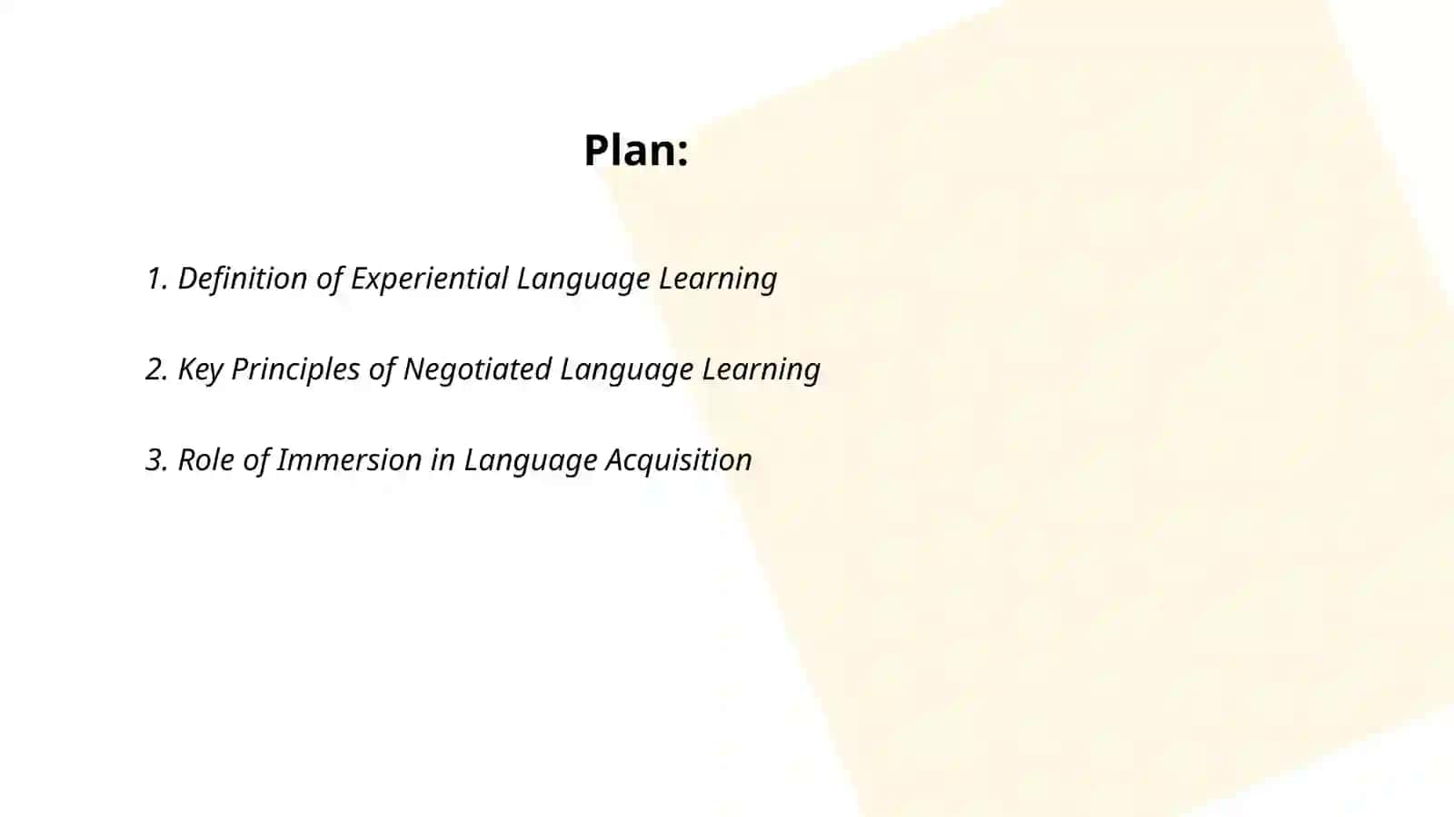 Experiental and Negotiated Language Learning Presentation 2