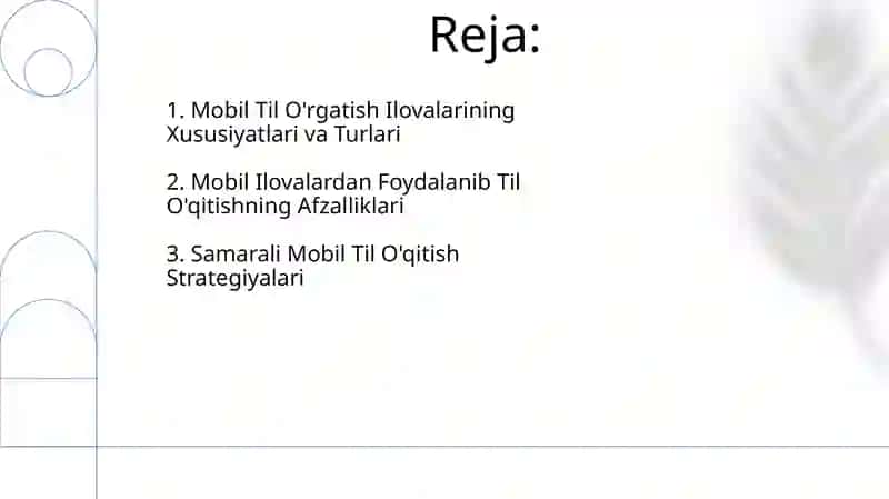 Mobil Til O'rgatish Ilovalari 2