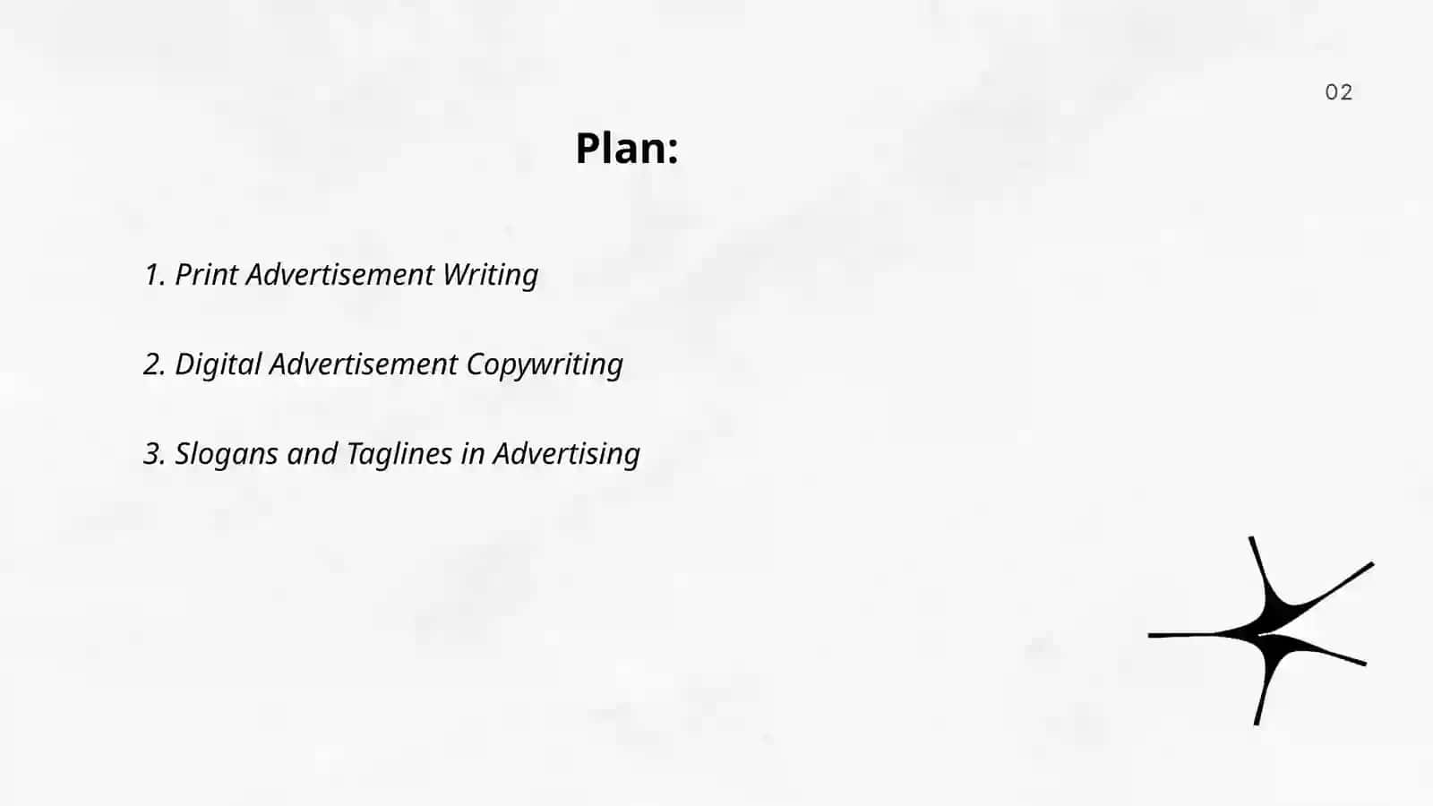 Advertisement writing 2