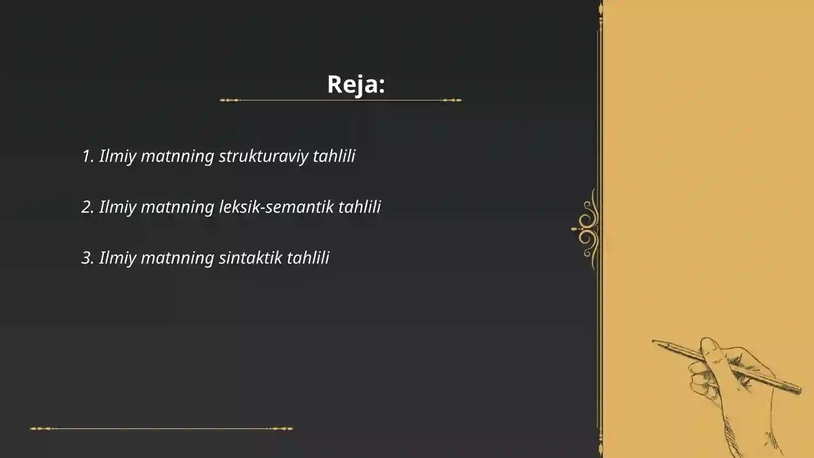 Ilmiy matnning kompleks tahlili 2