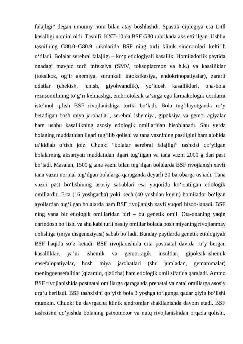 Serebral falajli bolalarning psixofiziologik xususiyatlari 2