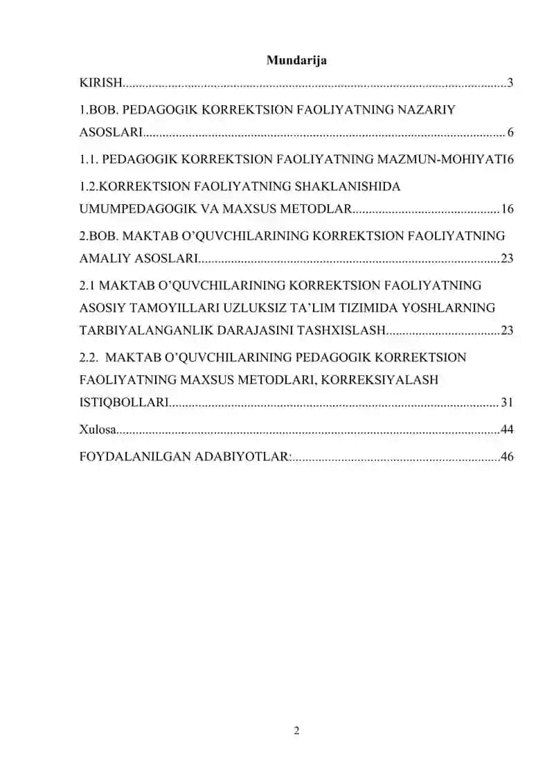 MAKTAB O’QUVCHILARINI PEDAGOGIK KORREKSIYA QILISHDA QO’LLANILADIGAN METODLARNING TURLARI 2