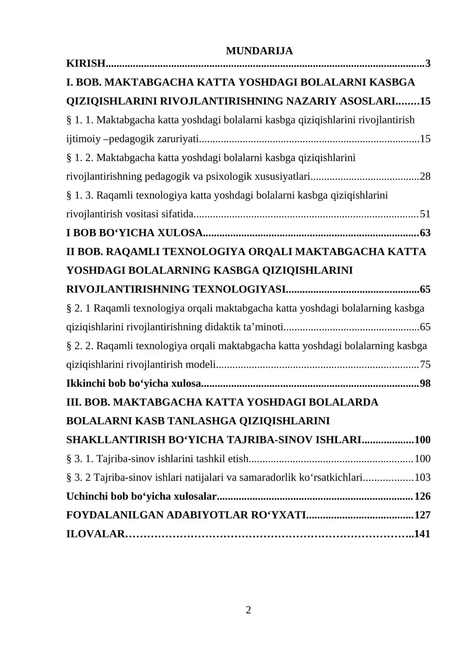 RAQAMLI TEXNOLOGIYALAR ORQALI MAKTABGACHA KATTA YOSHDAGI BOLALARNING KASBGA QIZIQISHLARINI RIVOJLANTIRISH 2