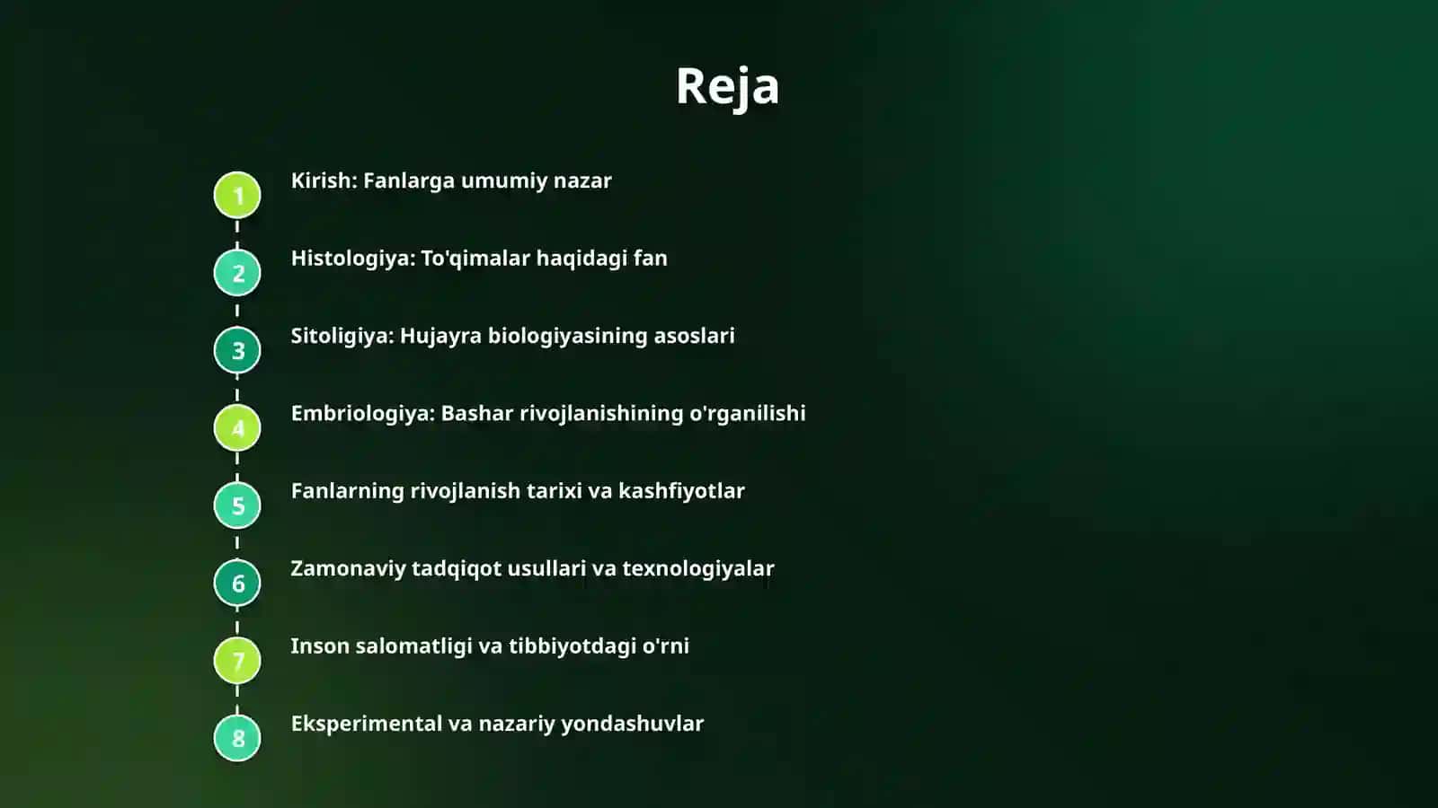 Gistologiya va sitioligiya va embiriologiya fanining mohiyati va rivojlanish tarixi 2