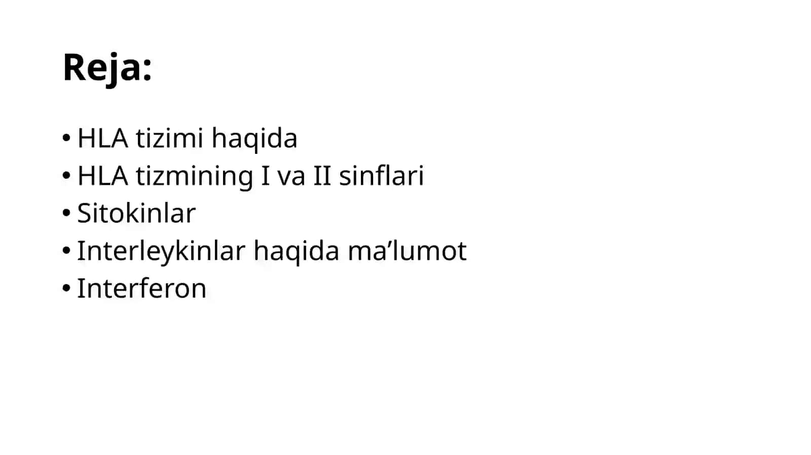 HLA-tizimi, Sitokinlar, Interferon 2