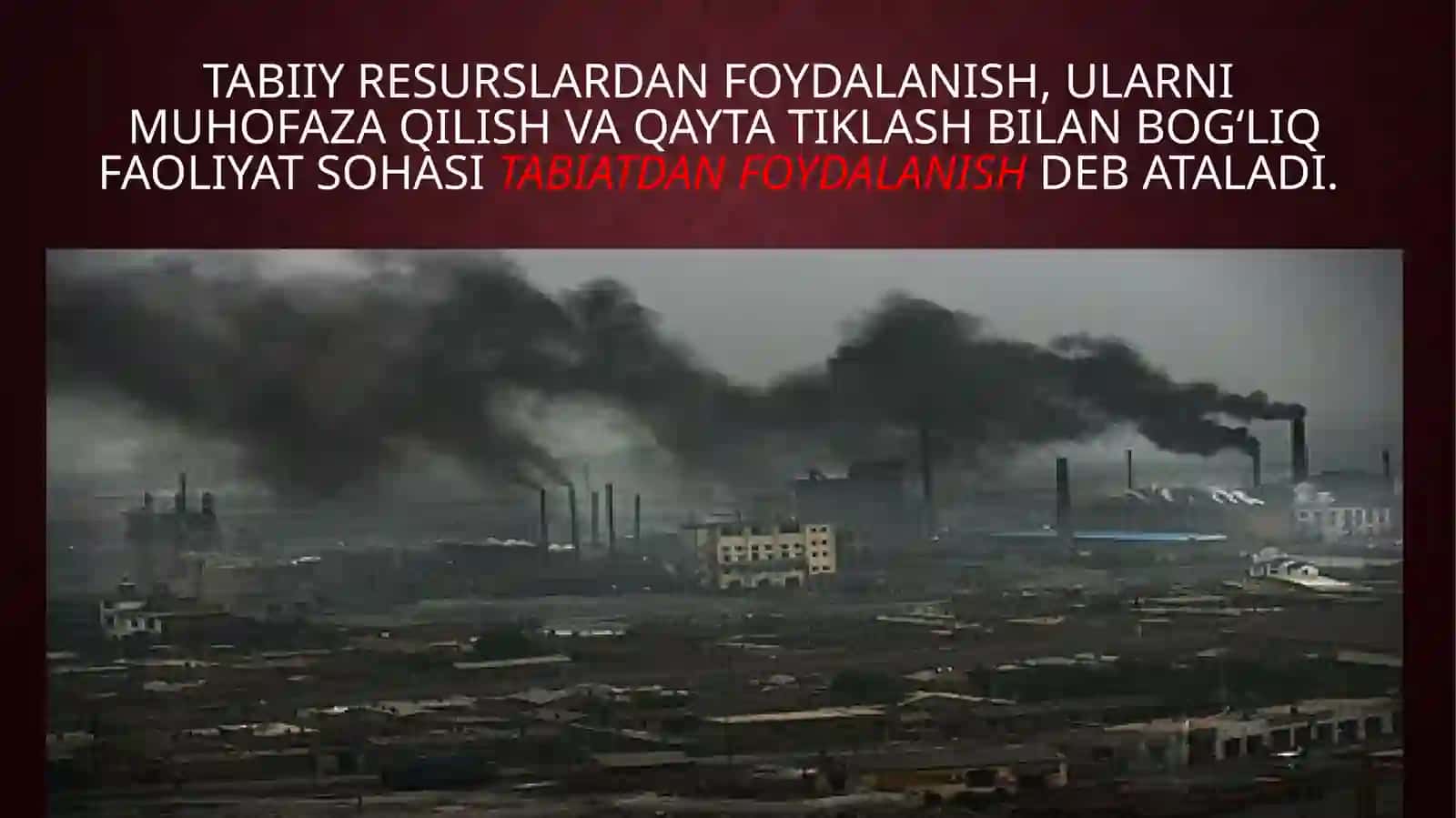 Zamonaviy ekologik muammoslar 2