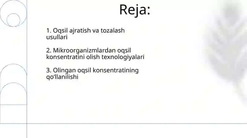 Mikroorganizmlardan oqsil konsentratini olish texnologiyalari 2