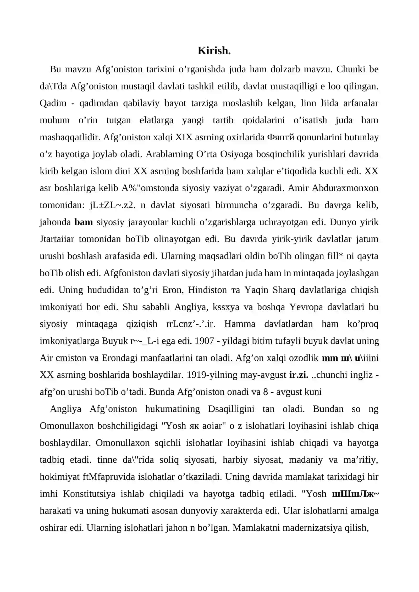 AVG'ONISTONDA YOSH AVG’ONLAR XARAKATI 2