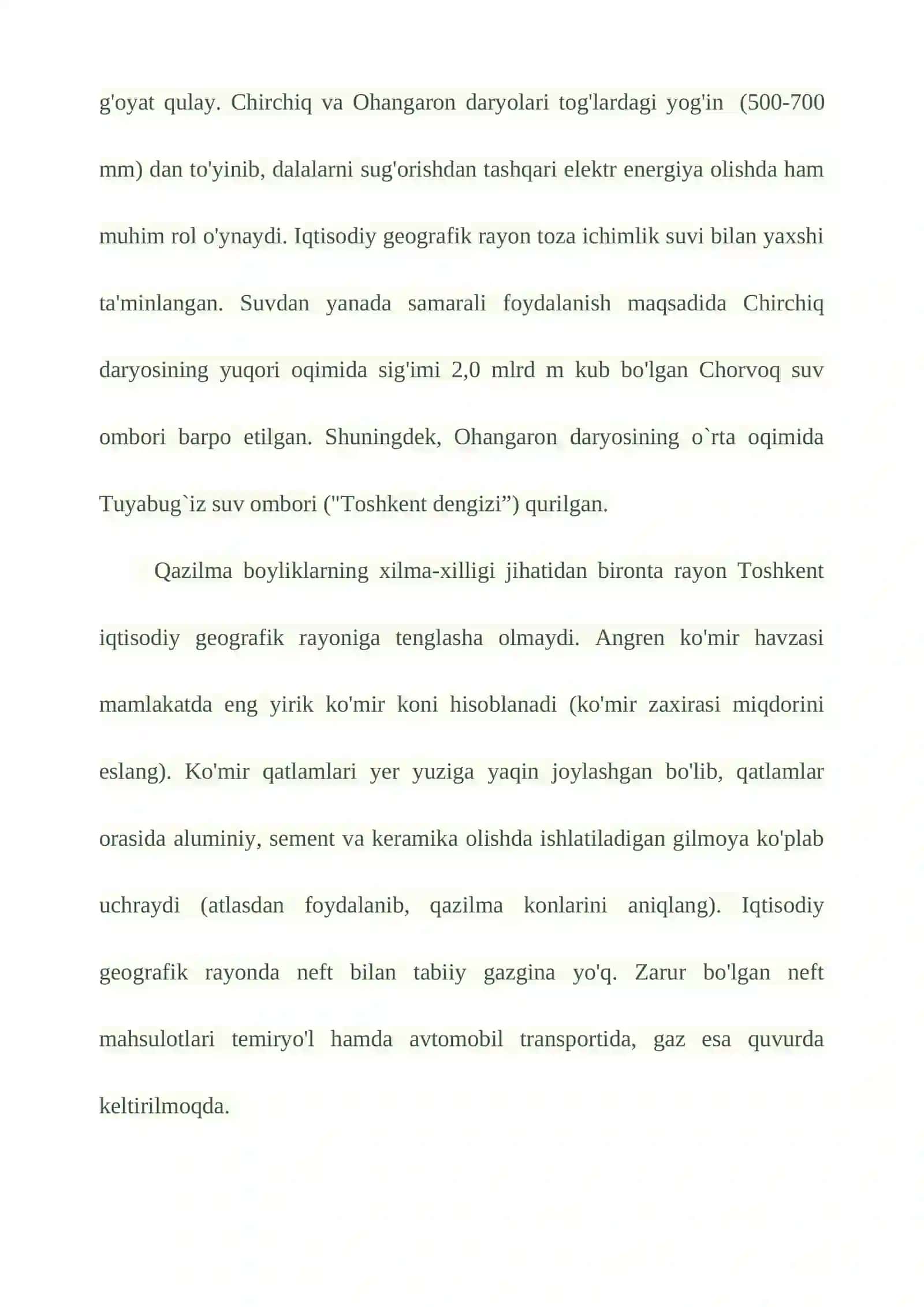 Iqtisodiy geografik o'rni va tabiiy boyliklari 2